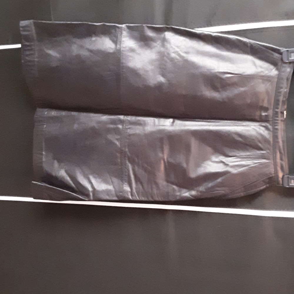 Black Leather Skirt